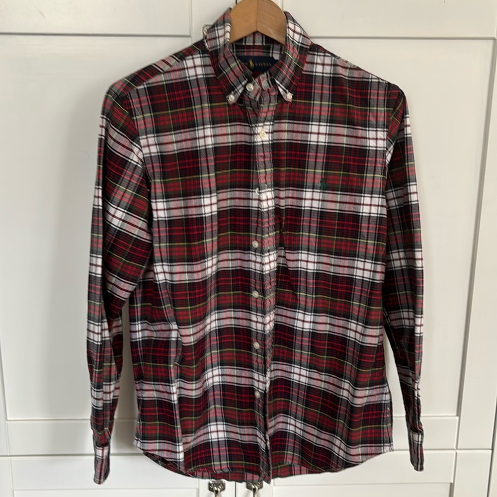 Ralph Lauren plaid button down S